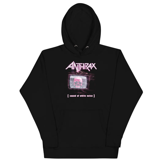 Anthrax Skull TV Mens Hoodie Black - clothing by TeeHivey.com
