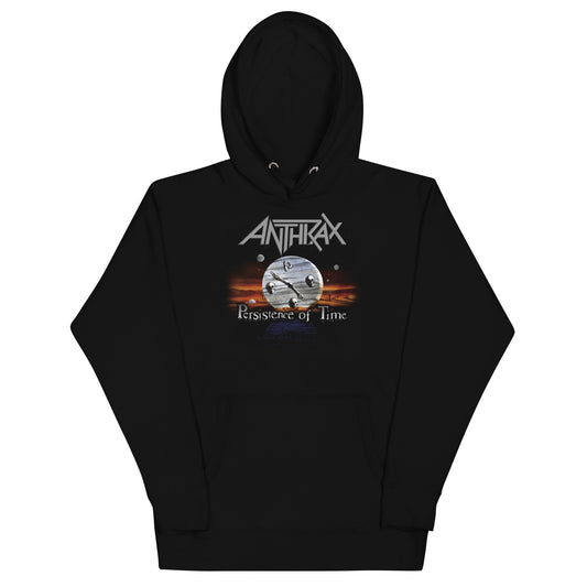 Anthrax Peristence of Time Mens Hoodie Black - clothing by TeeHivey.com