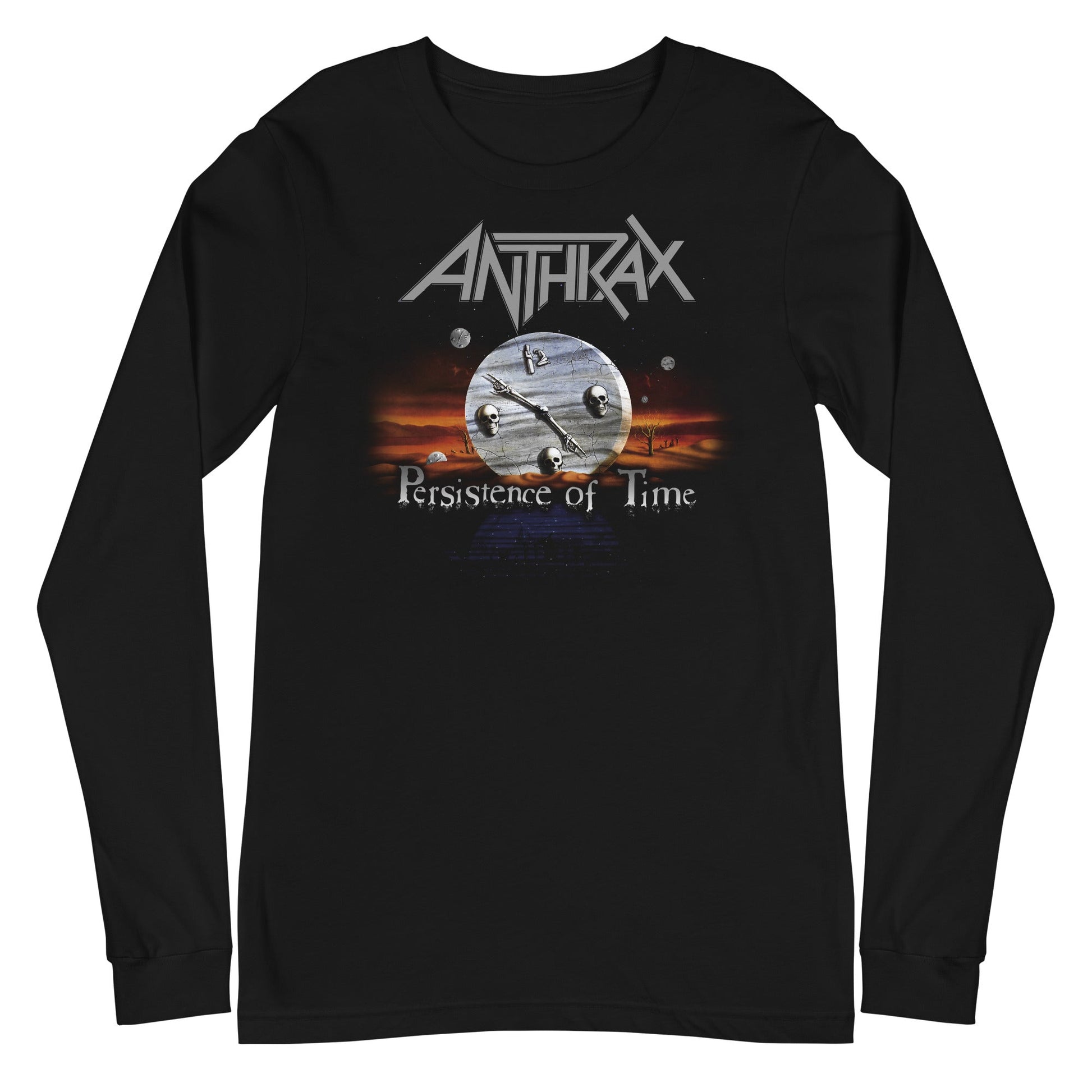 Anthrax Peristence of Time Mens Long Sleeve T Shirt Black - clothing by TeeHivey.com