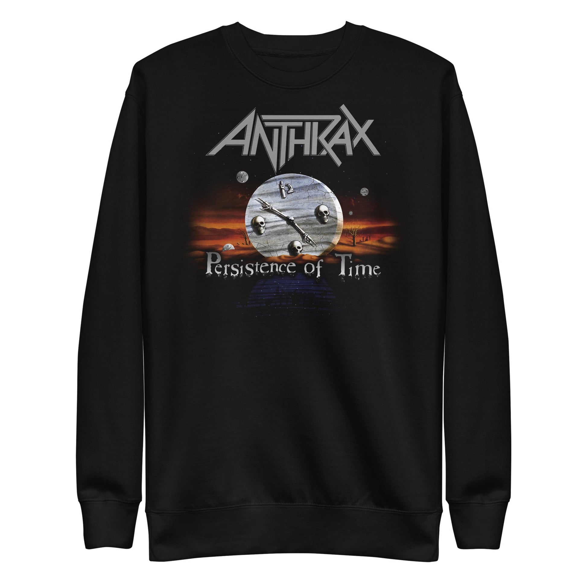 Anthrax Peristence of Time Mens Sweatshirt Black - clothing by TeeHivey.com