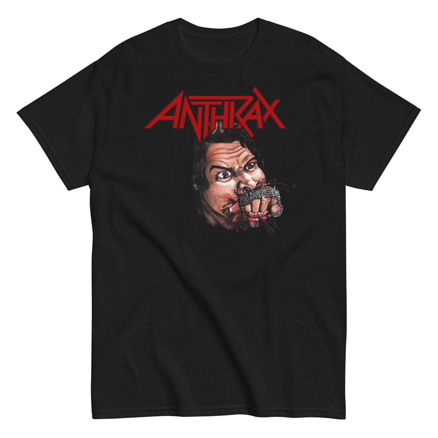 Anthrax Bite Your Hand Mens T Shirt Black