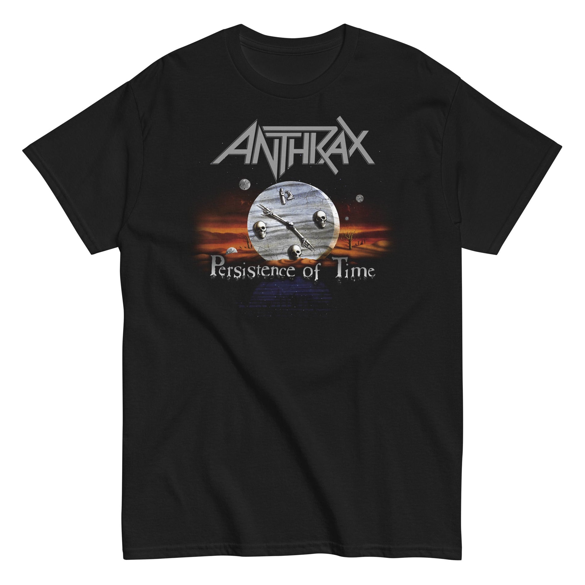 Anthrax Peristence of Time Mens T Shirt Black - clothing by TeeHivey.com