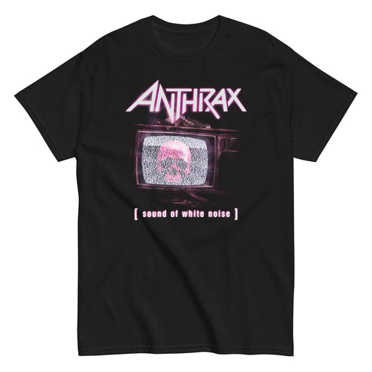 Anthrax Skull TV Mens T Shirt Black - clothing by TeeHivey.com