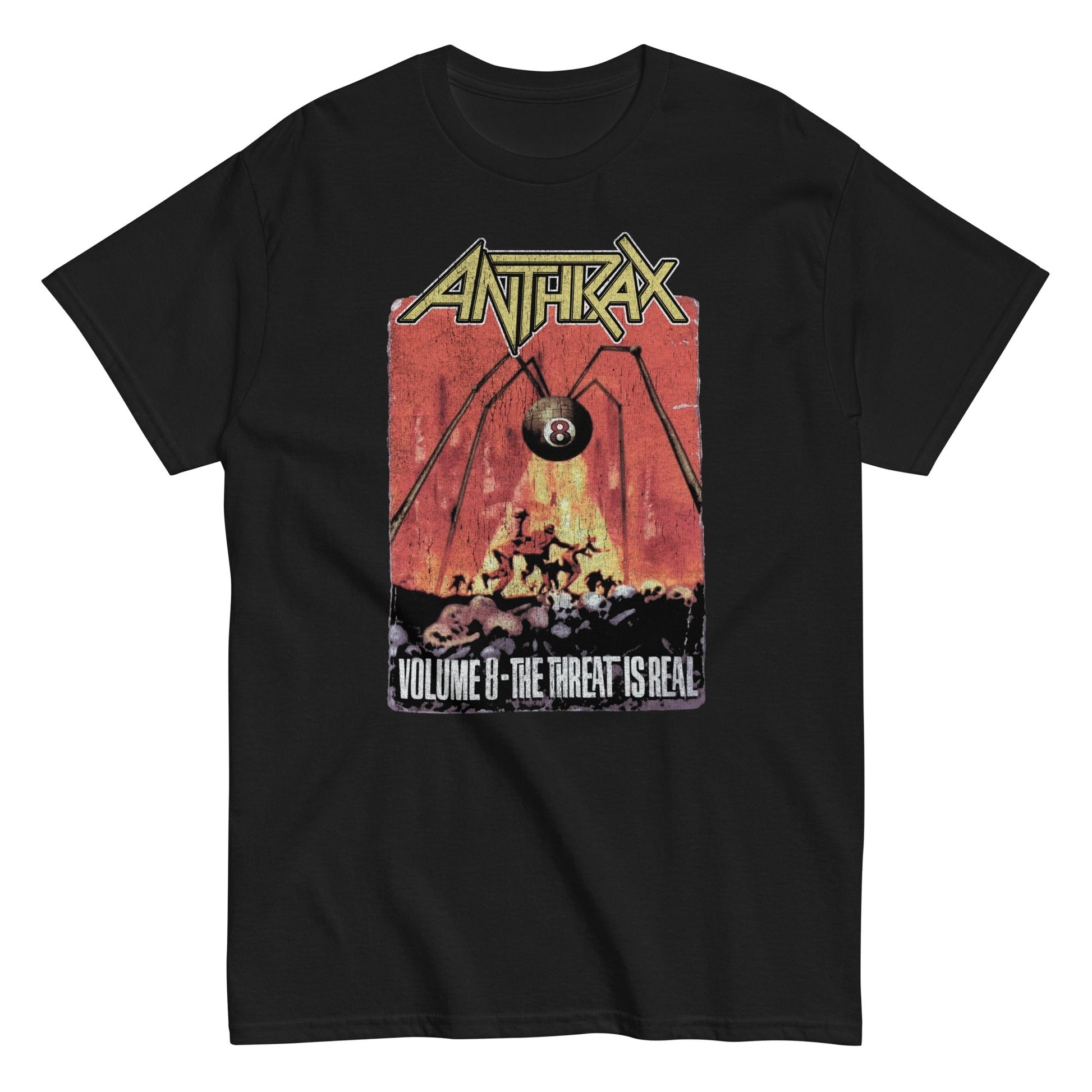 Anthrax The Threat Is Real Mens T Shirt Black - clothing by TeeHivey.com