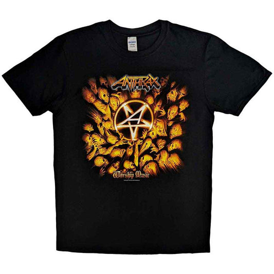 Anthrax Worship Music T Shirt Black Style001 - clothing by TeeHivey.com