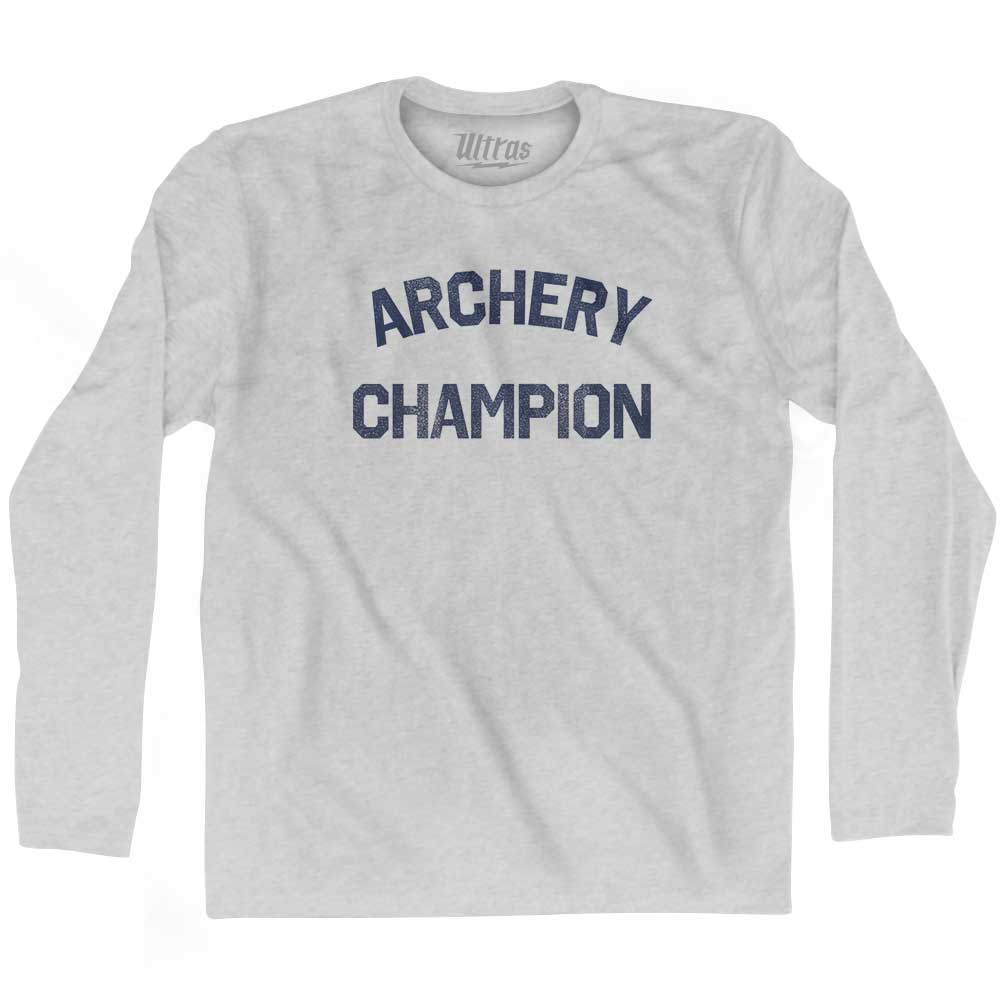 Archery Champion Adult Cotton Long Sleeve T-shirt Style001