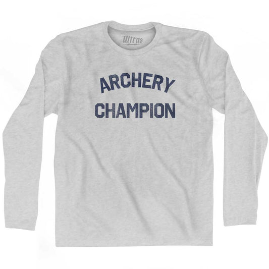 Archery Champion Adult Cotton Long Sleeve T-shirt Style001