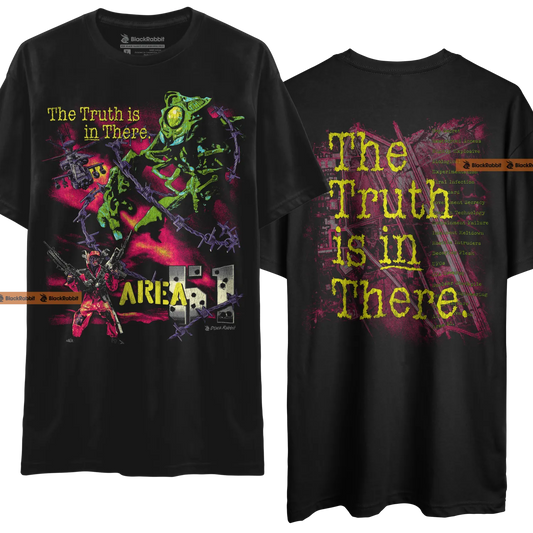 Area 51 [Front + Back Print] 1995 Arcade Game 90s Retro Unisex Classic T-Shirt