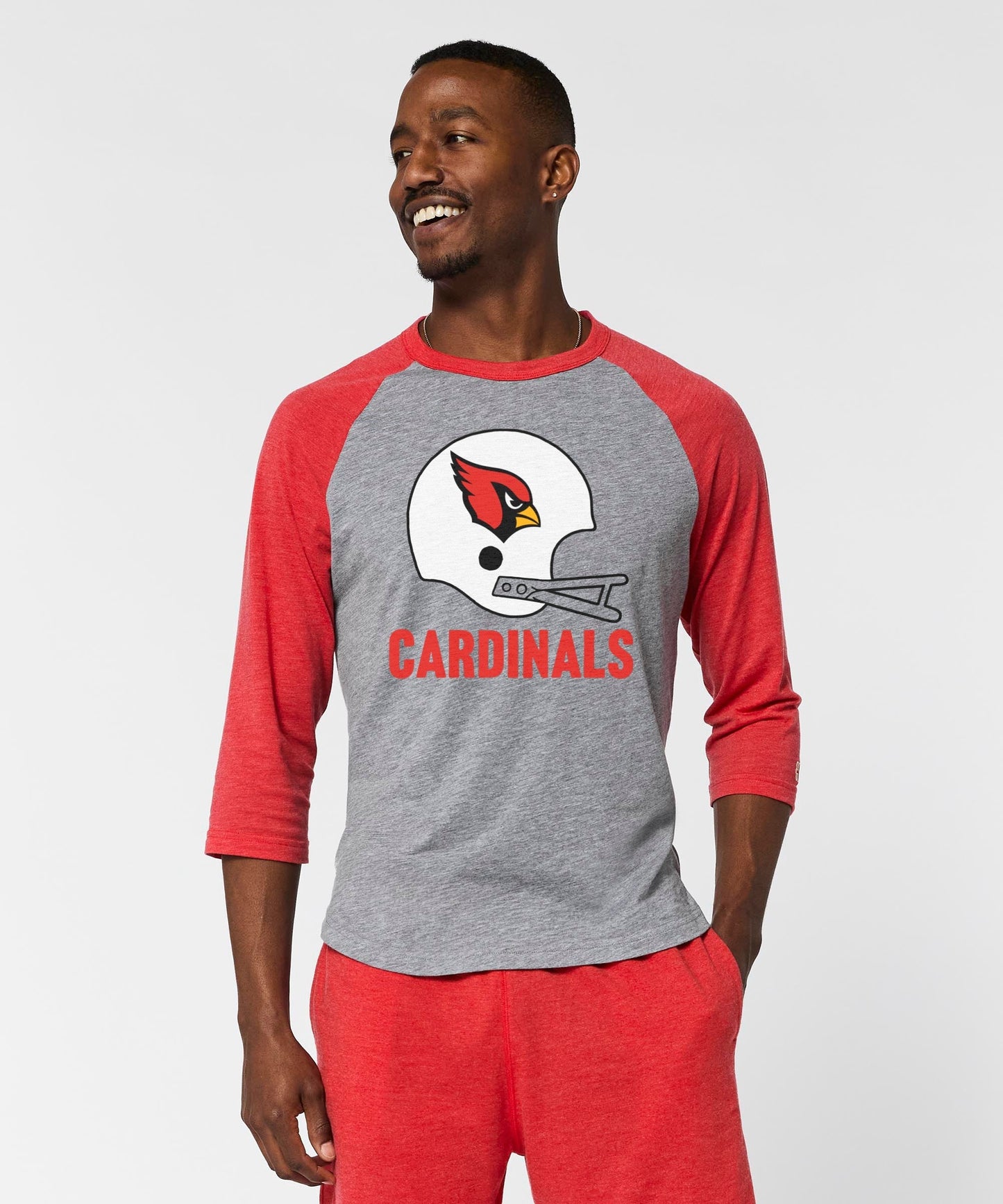 Arizona Cardinals Big Helmet Raglan