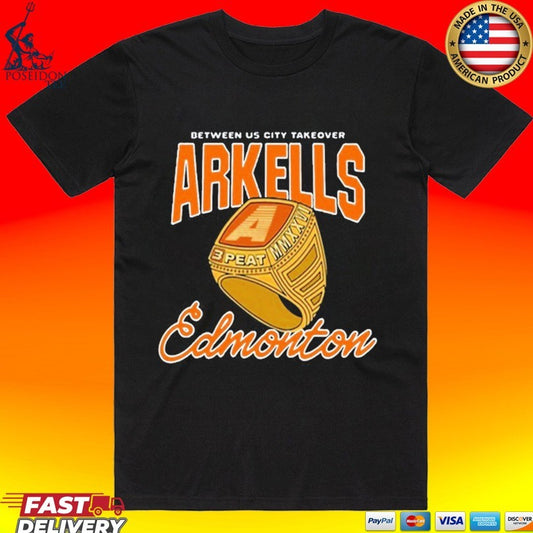 Arkells Edmonton 3 Peat 2026 T-shirt