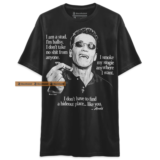 Arnold Schwarzenegger I Am A Stud Stogie Speech Video Unisex Classic T-Shirt