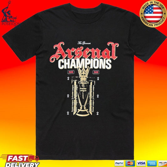 Arsenal Premier League Champions 2026 T-shirt