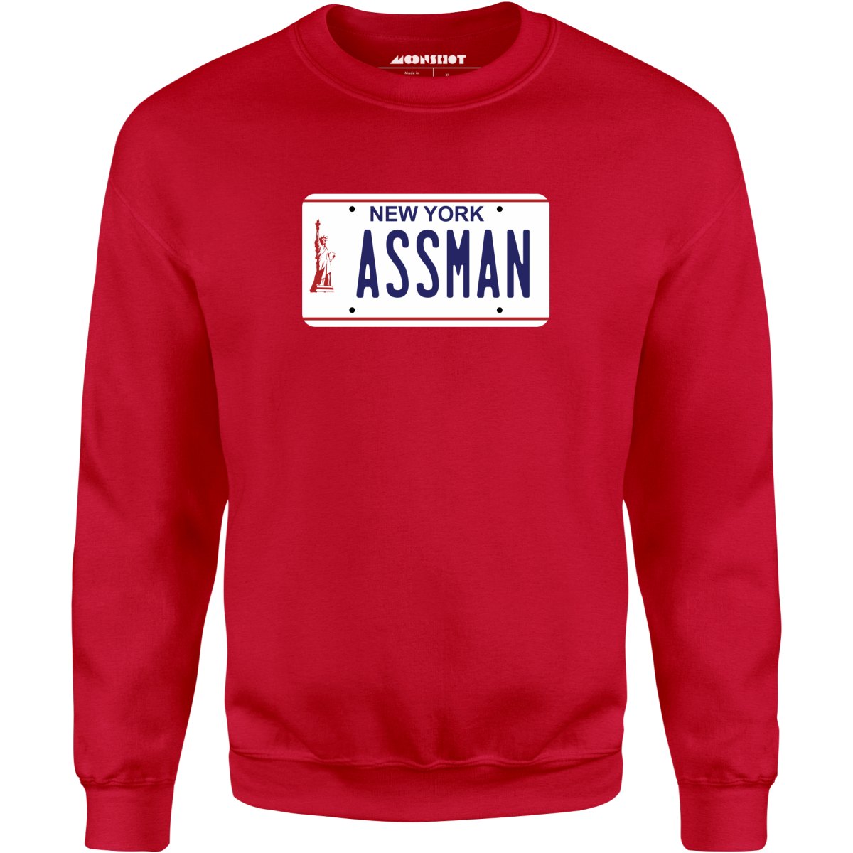 Assman New York License Plate - Unisex Sweatshirt
