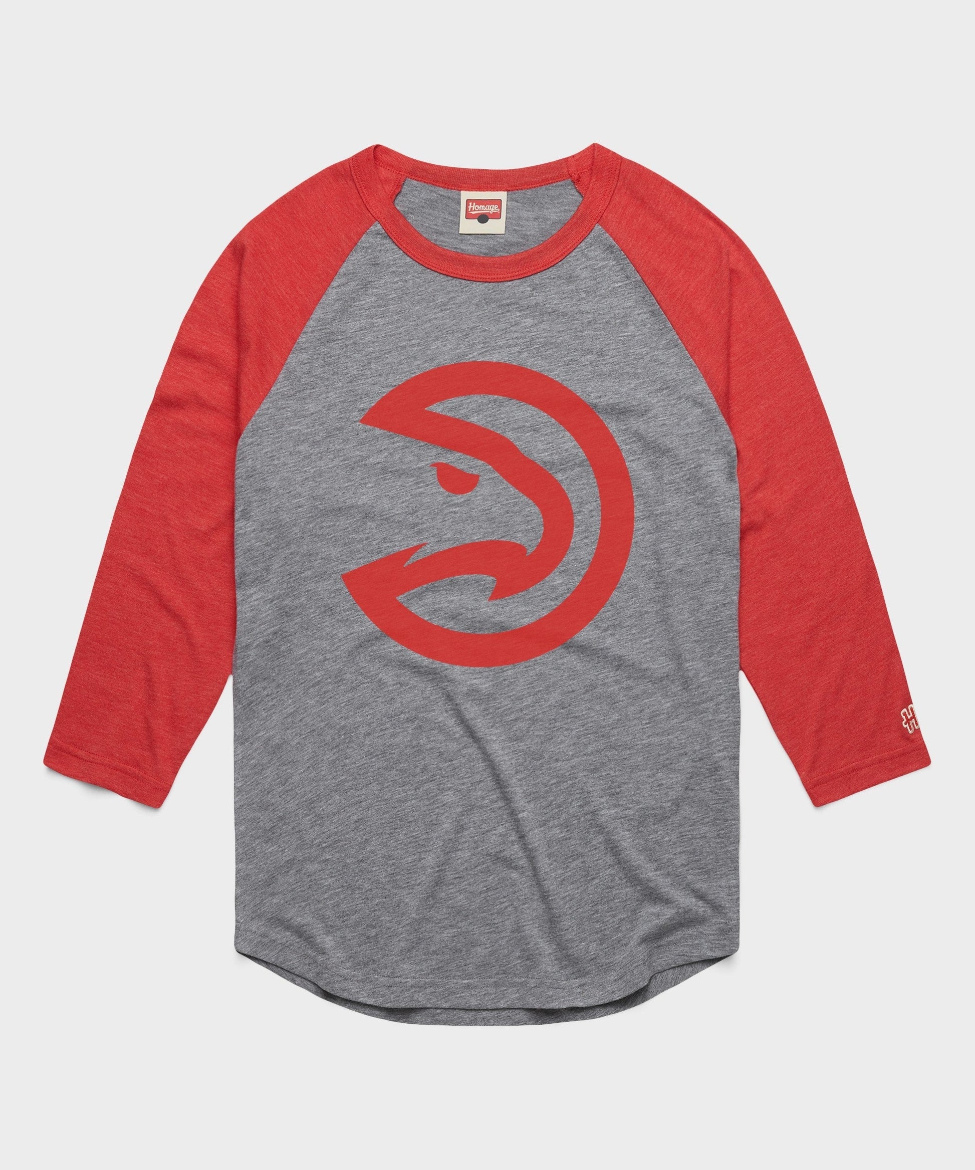 Atlanta Hawks Logo Raglan