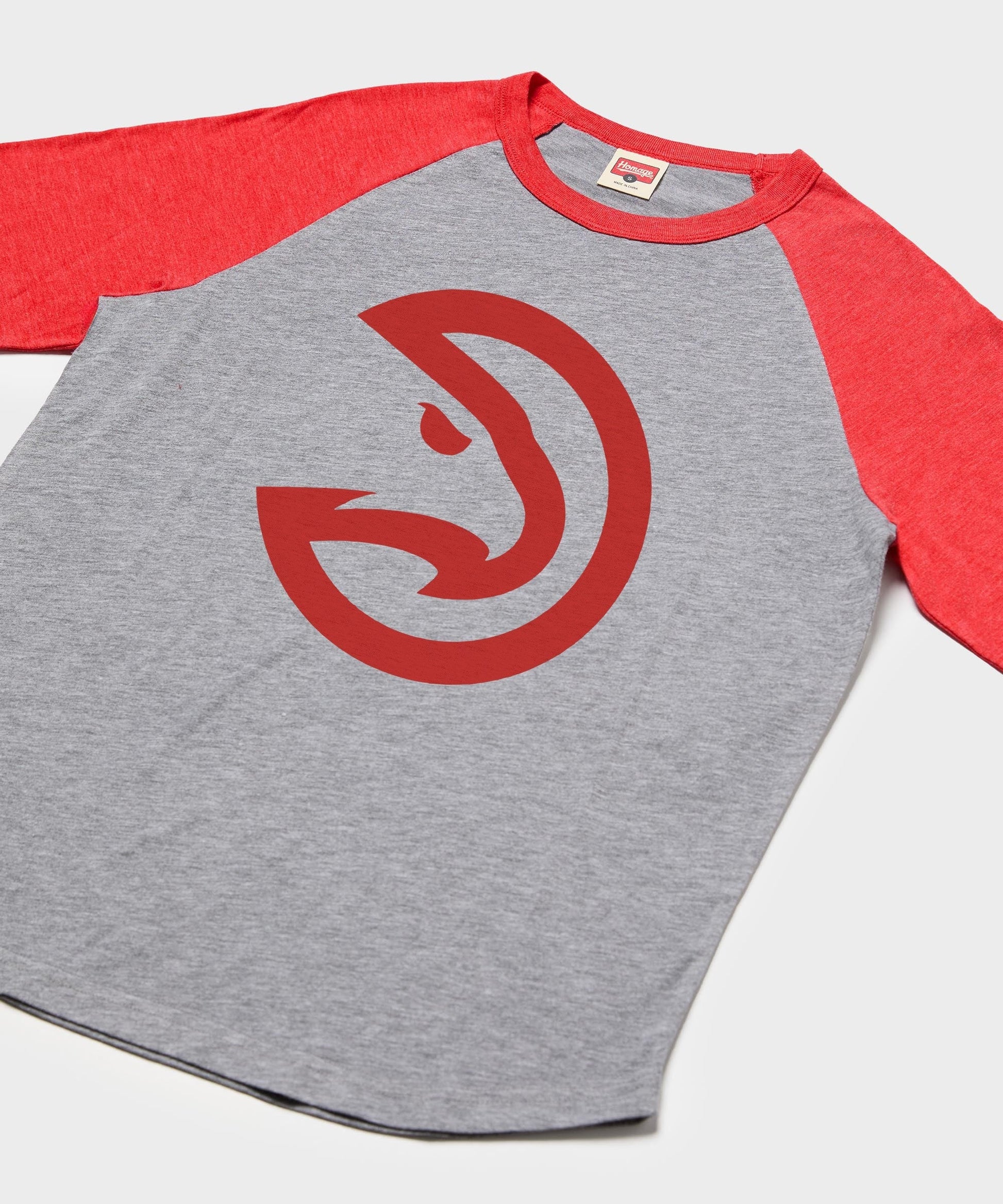 Atlanta Hawks Logo Raglan