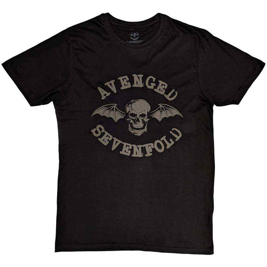 Avenged Sevenfold Classic Deathbat Mens T Shirt Black