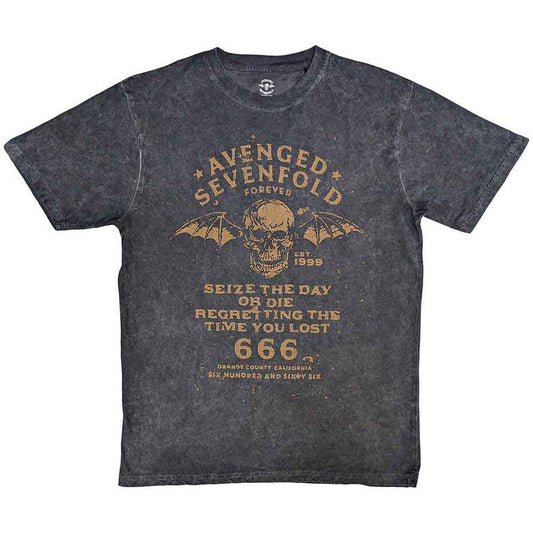 Avenged Sevenfold Seize The Day Mens T Shirt Black