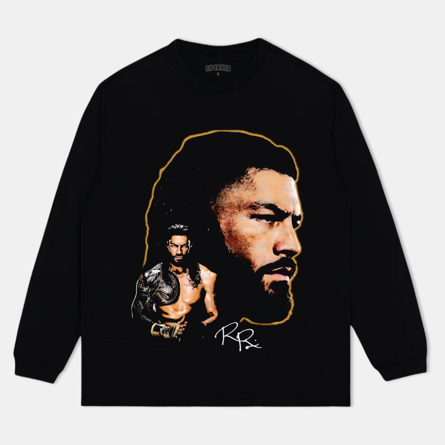 ROMAN REIGNS 2.0 LONG SLEEVE | HOODIES - clothing by TeeHivey.com (Image 1)