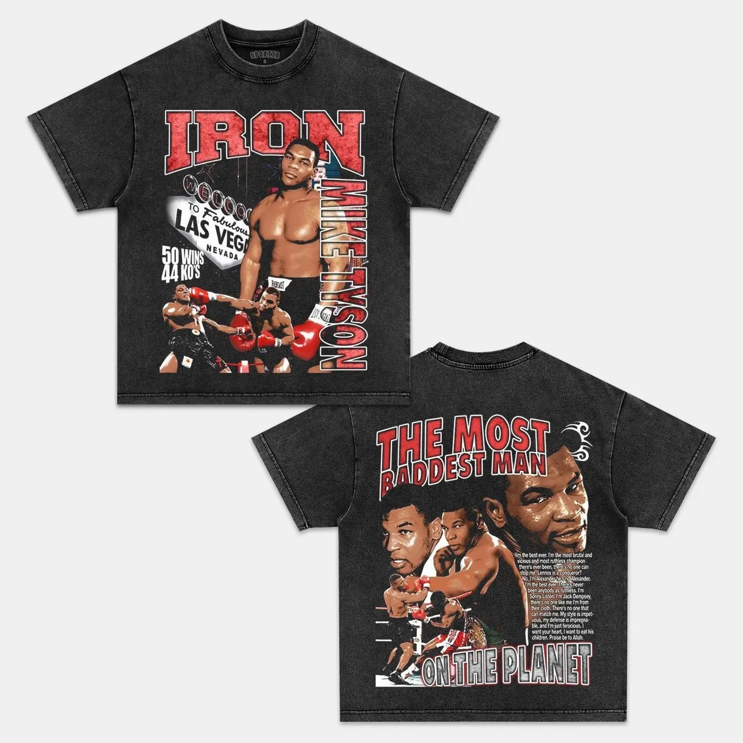 MIKE TYSON TEE Style005 - clothing by TeeHivey.com (Image 2)