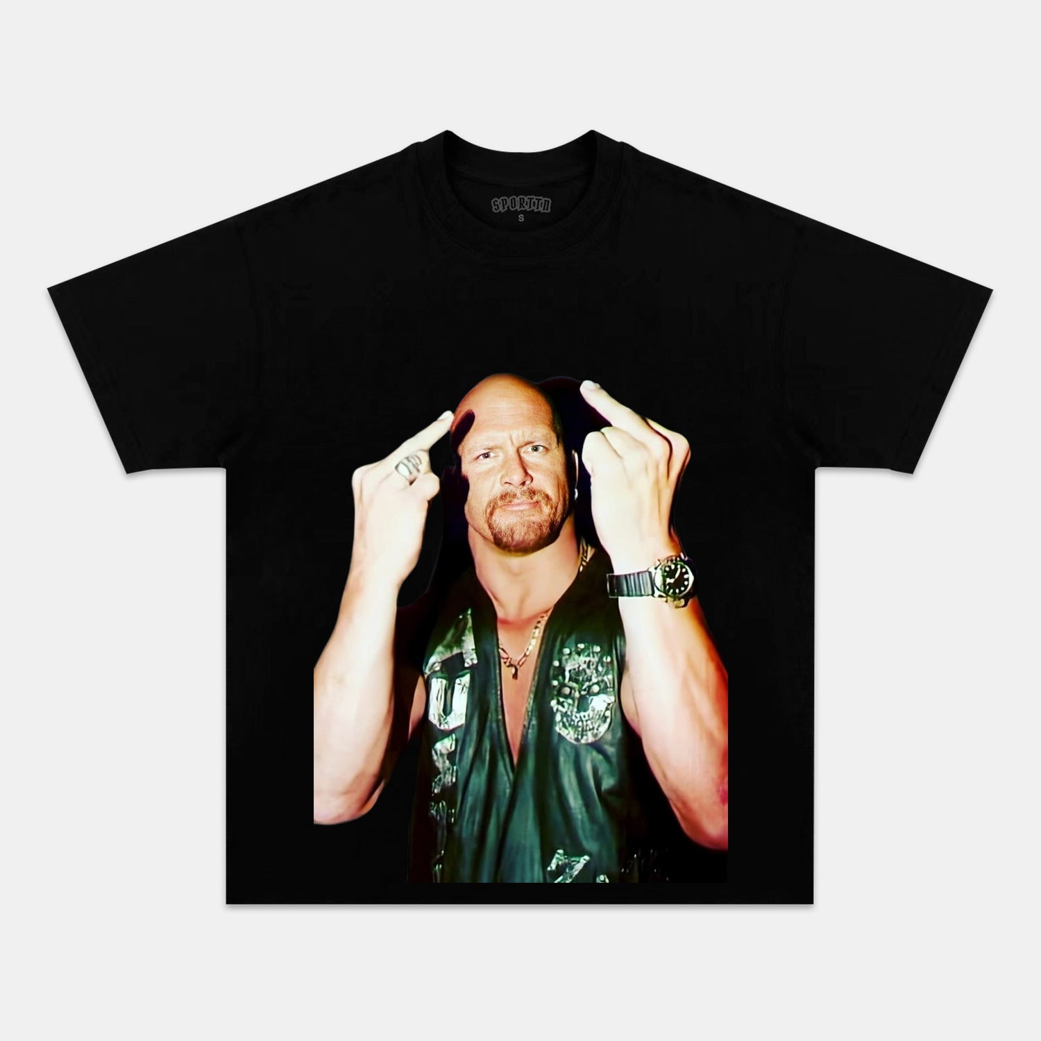 STONE COLD STEVE AUSTIN TEE - clothing by TeeHivey.com (Image 2)