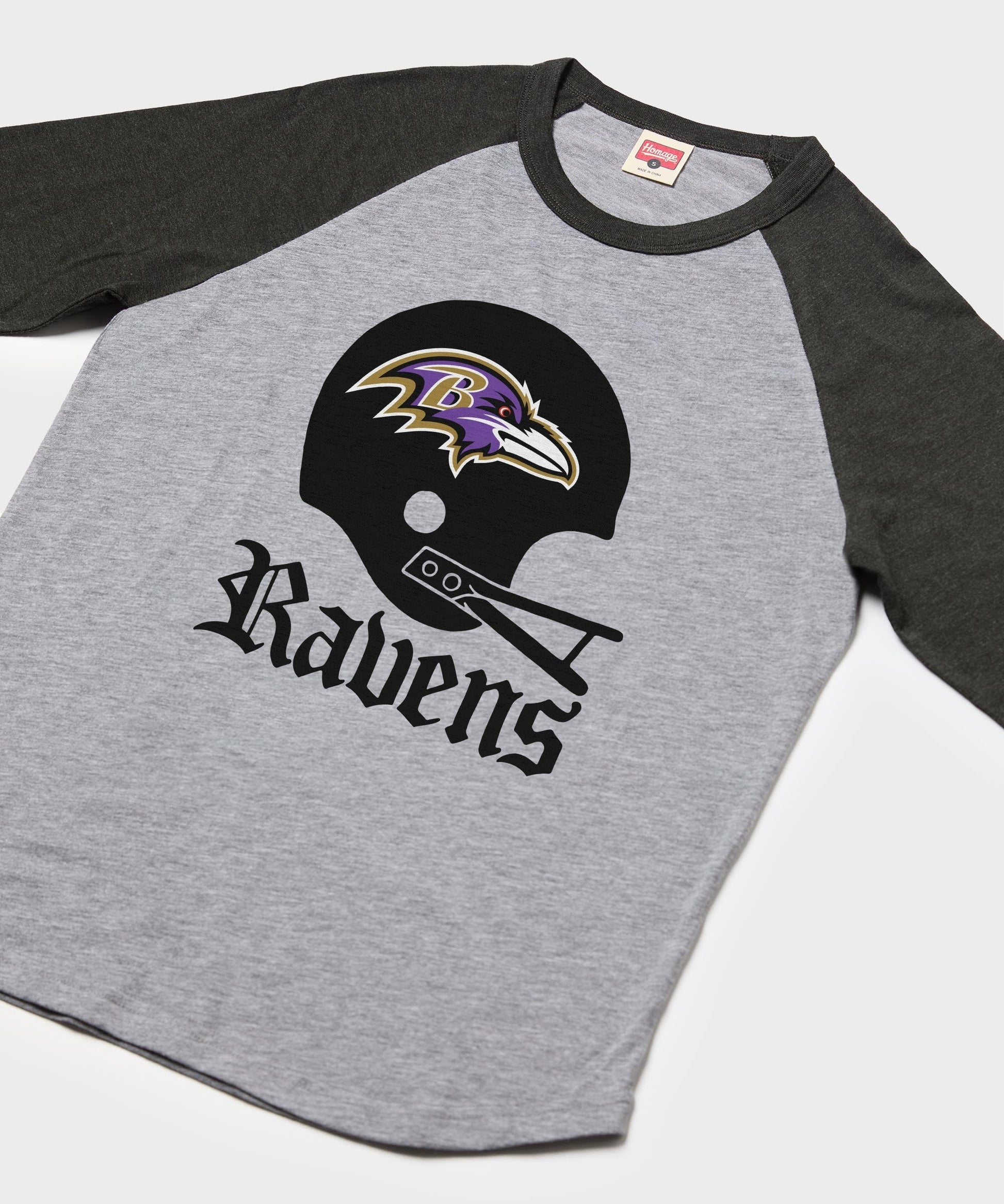 Baltimore Ravens Big Helmet Raglan