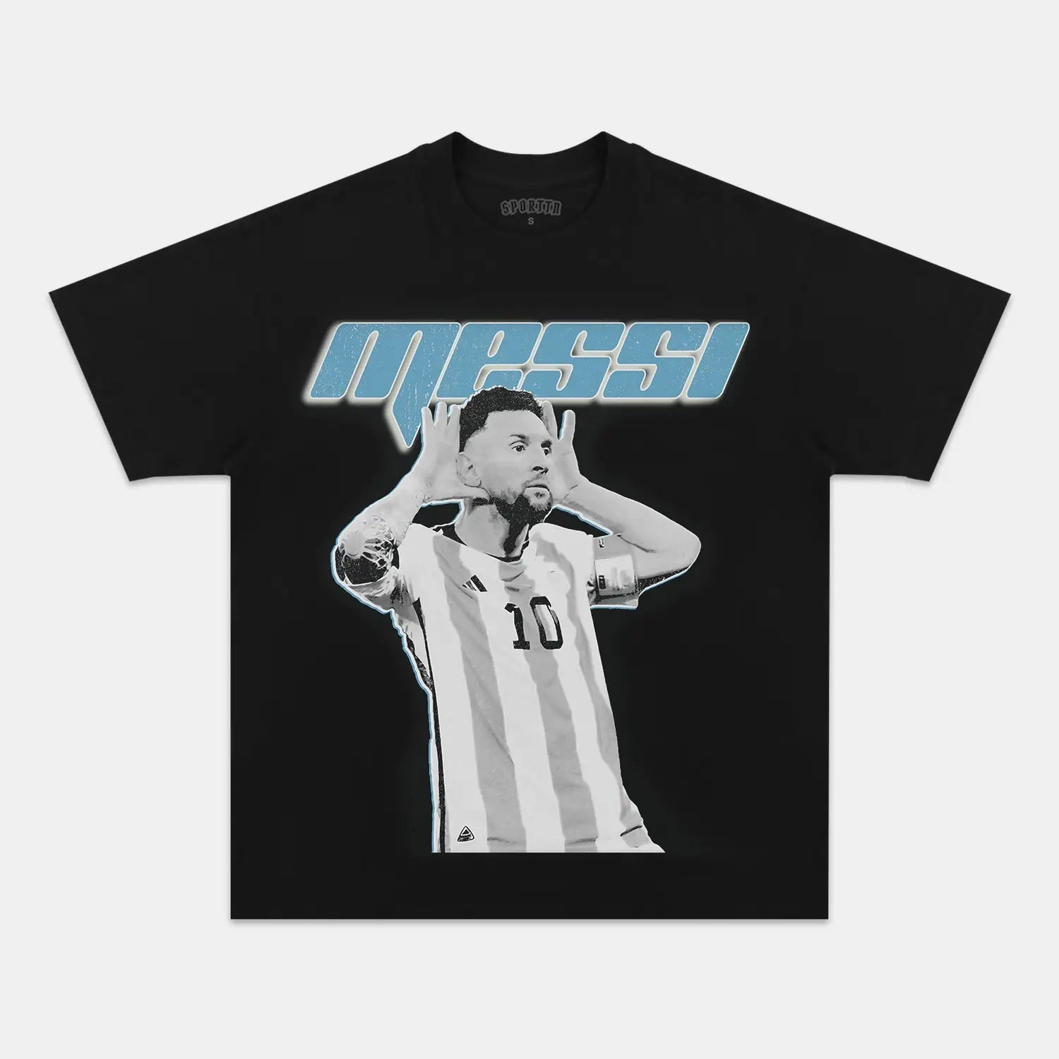MESSI Y2K TEE Style001 - clothing by TeeHivey.com (Image 1)