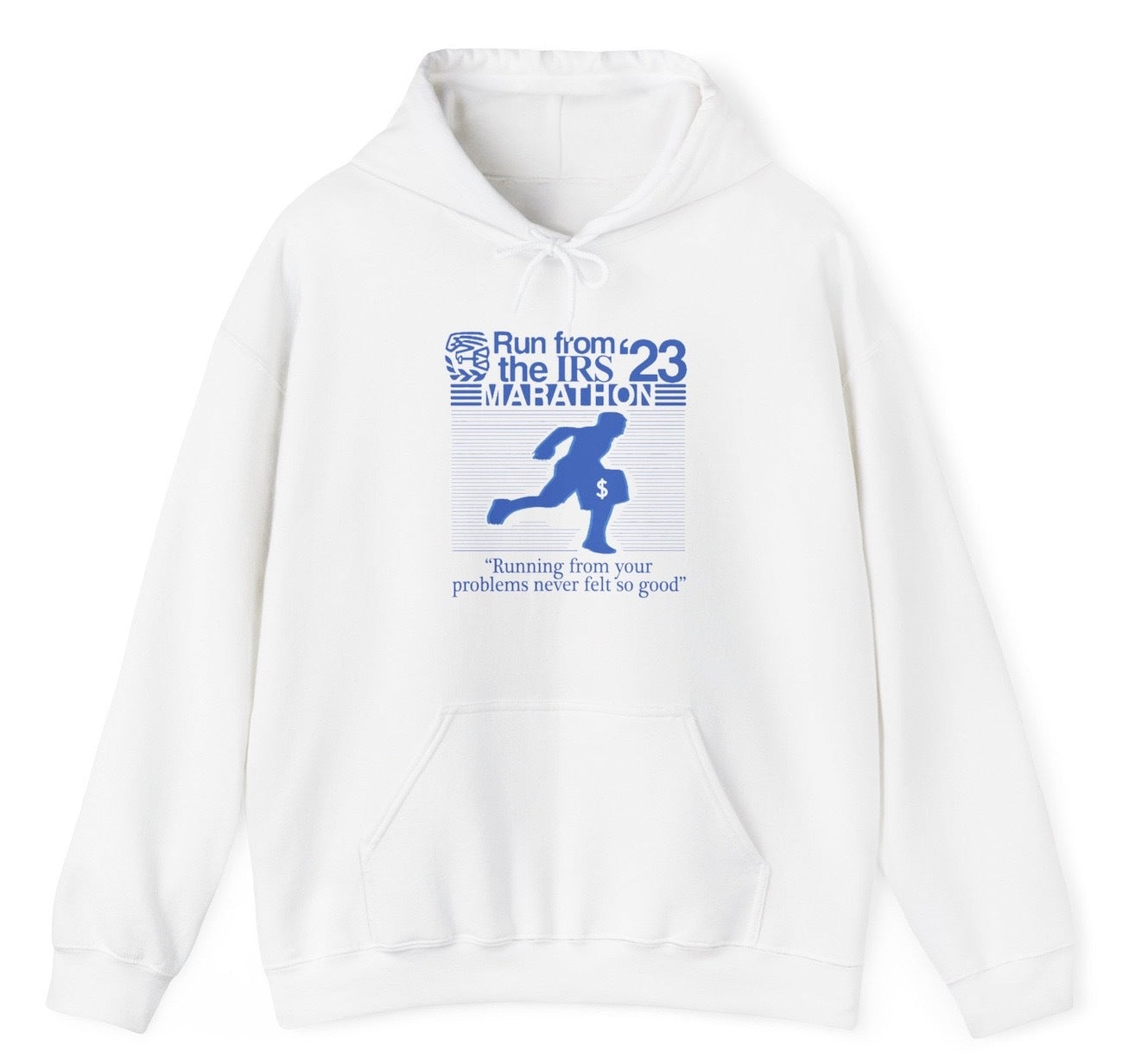 Run From The IRS Hoodie - clothing by TeeHivey.com (Image 1)