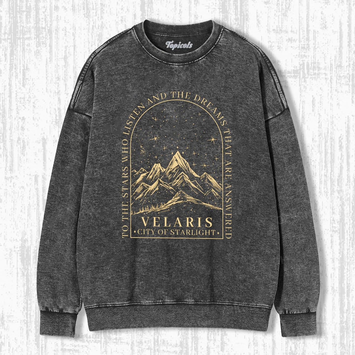 TO THE STARS WHO LISTEN AND THE DREAMS THAT ARE ANSWER SWEATSHIRTS - clothing by TeeHivey.com