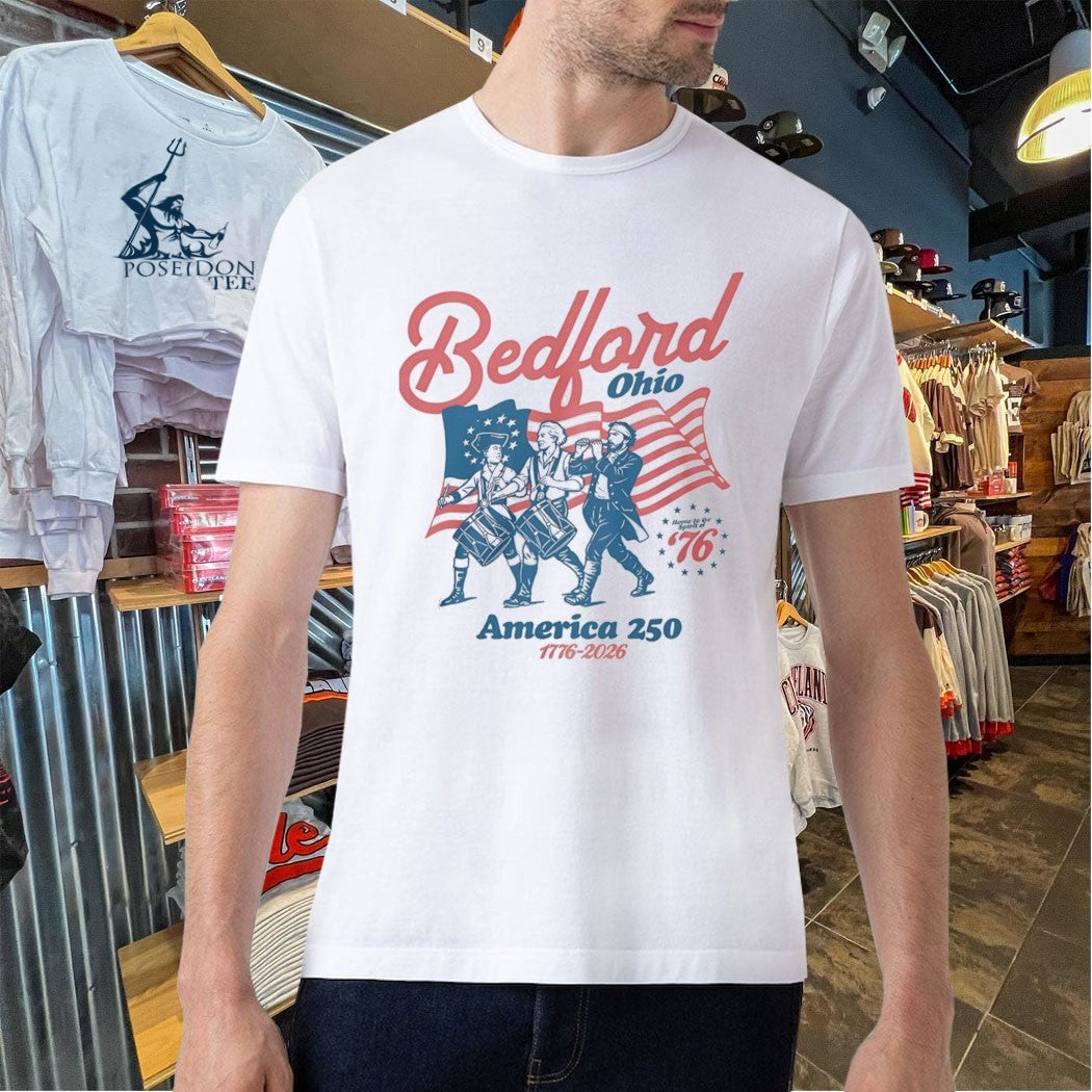 Bedford Ohio America 250 2026 Semiquincentennial T-shirt