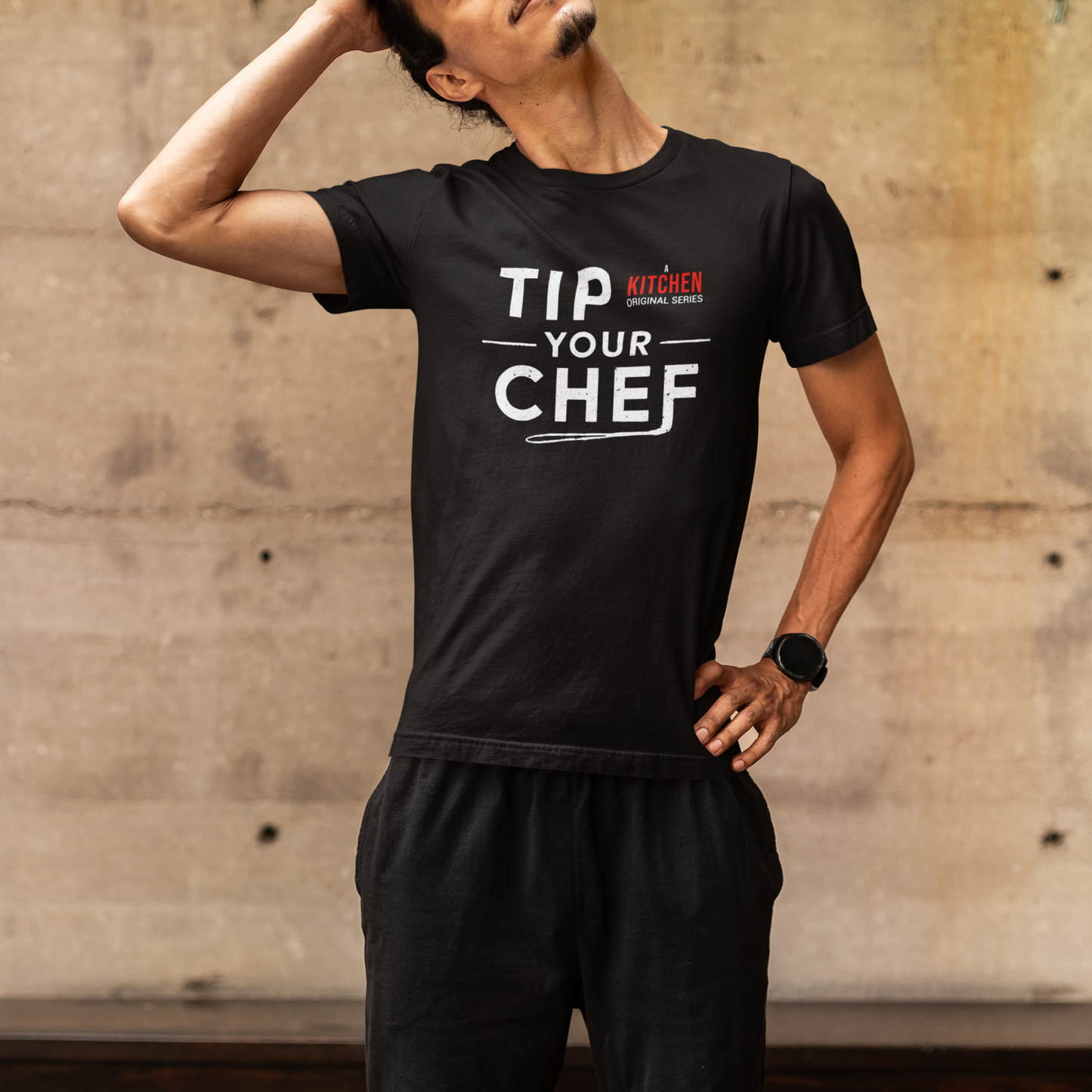 Tip Your Chef Kitchen Flix Unisex Tee