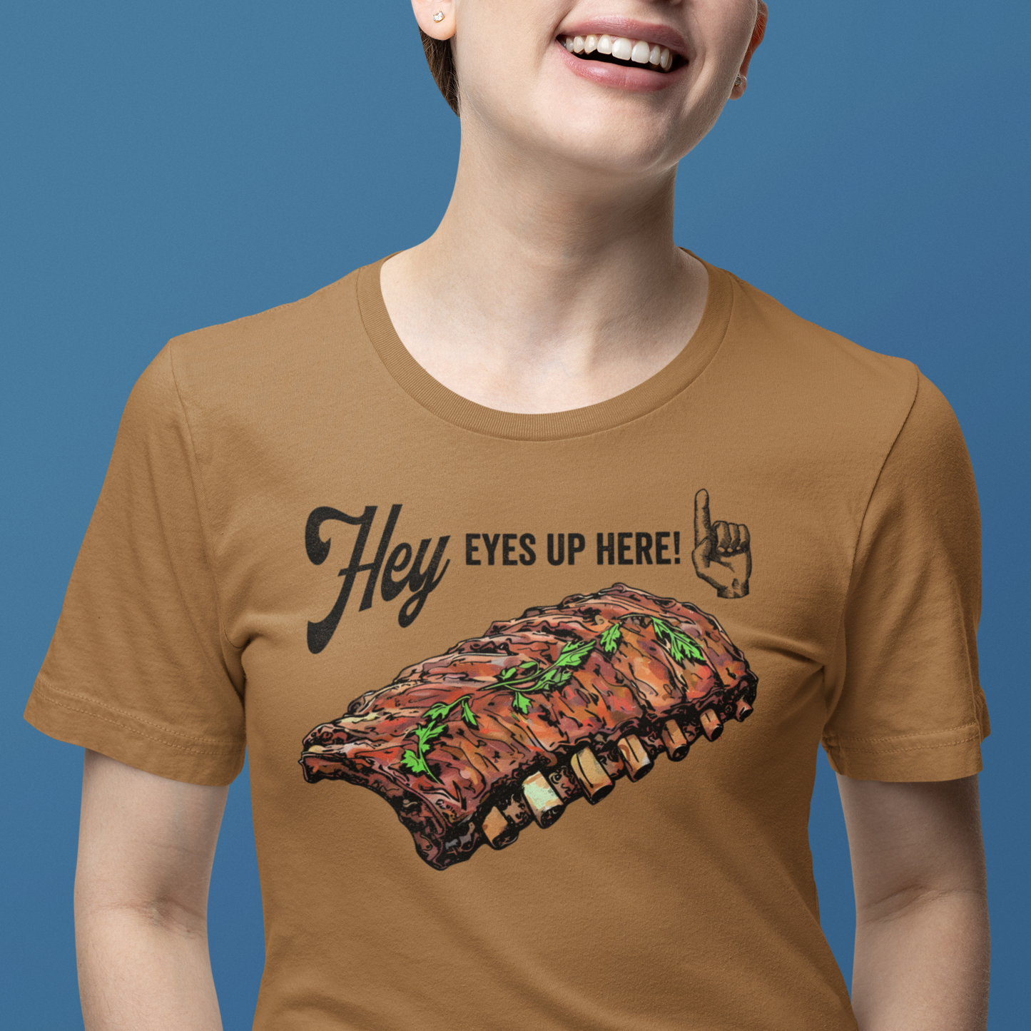 Ribs Rack Funny BBQ Tee