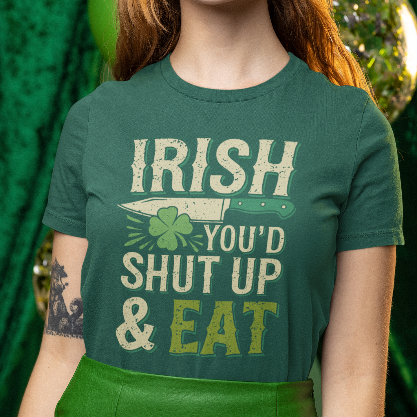 Irish You'd Shut Up Unisex Tee