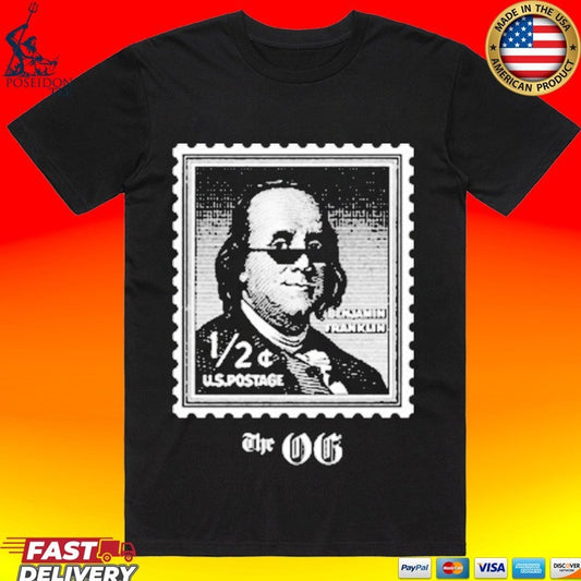 Benjamin Franklin Stamp T-shirt
