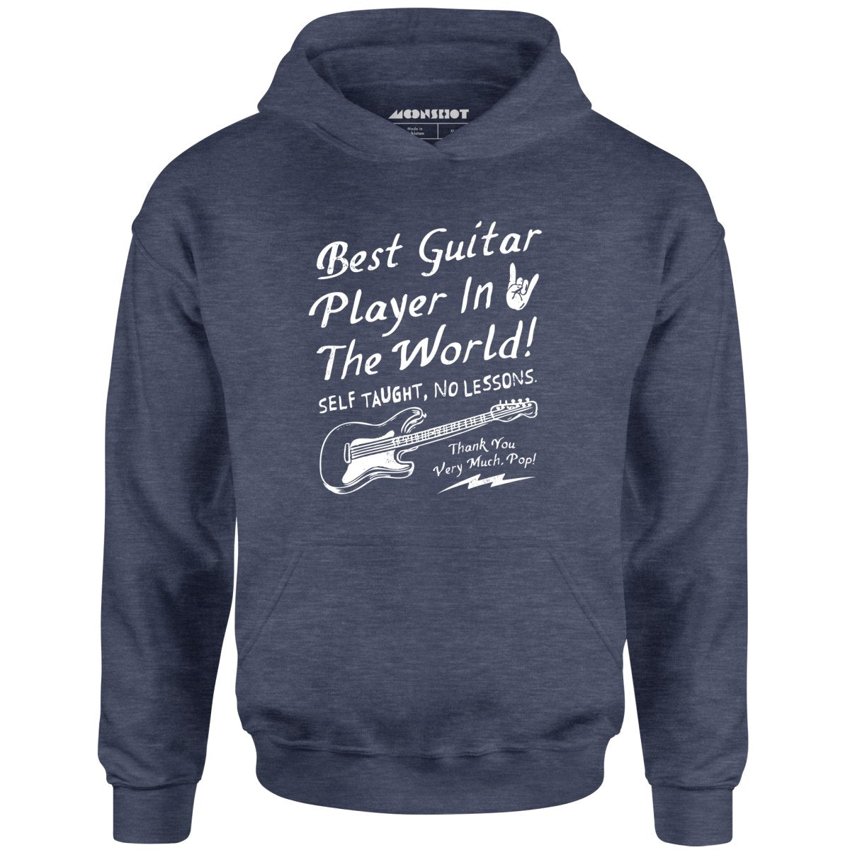 Best Guitar Player in The World Textual - Unisex Hoodie