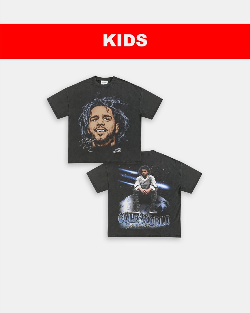 BIG FACE JCOLE - KIDS TEE - [DS]