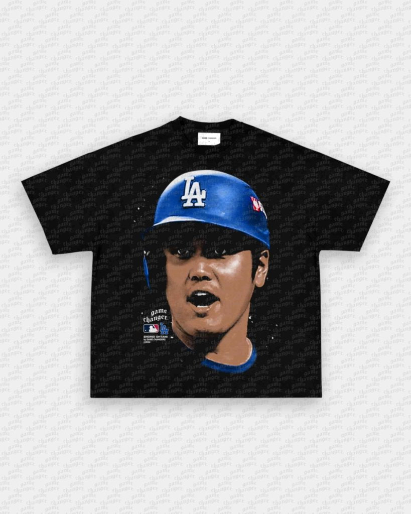 BIG FACE SHOHEI TEE - clothing by TeeHivey.com (Image 1)