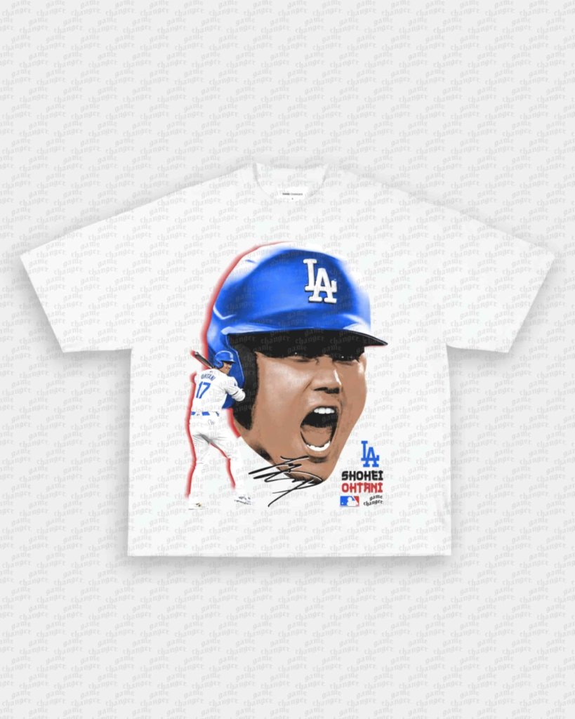 BIG FACE SHOHEI V2 TEE - clothing by TeeHivey.com (Image 3)