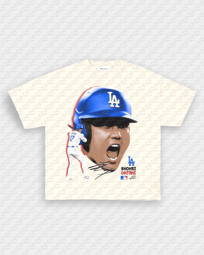 BIG FACE SHOHEI V2 TEE - clothing by TeeHivey.com (Image 4)