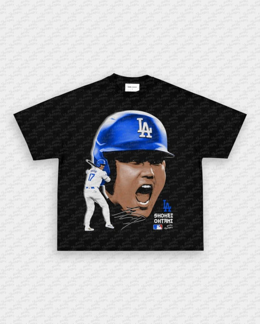 BIG FACE SHOHEI V2 TEE - clothing by TeeHivey.com (Image 1)