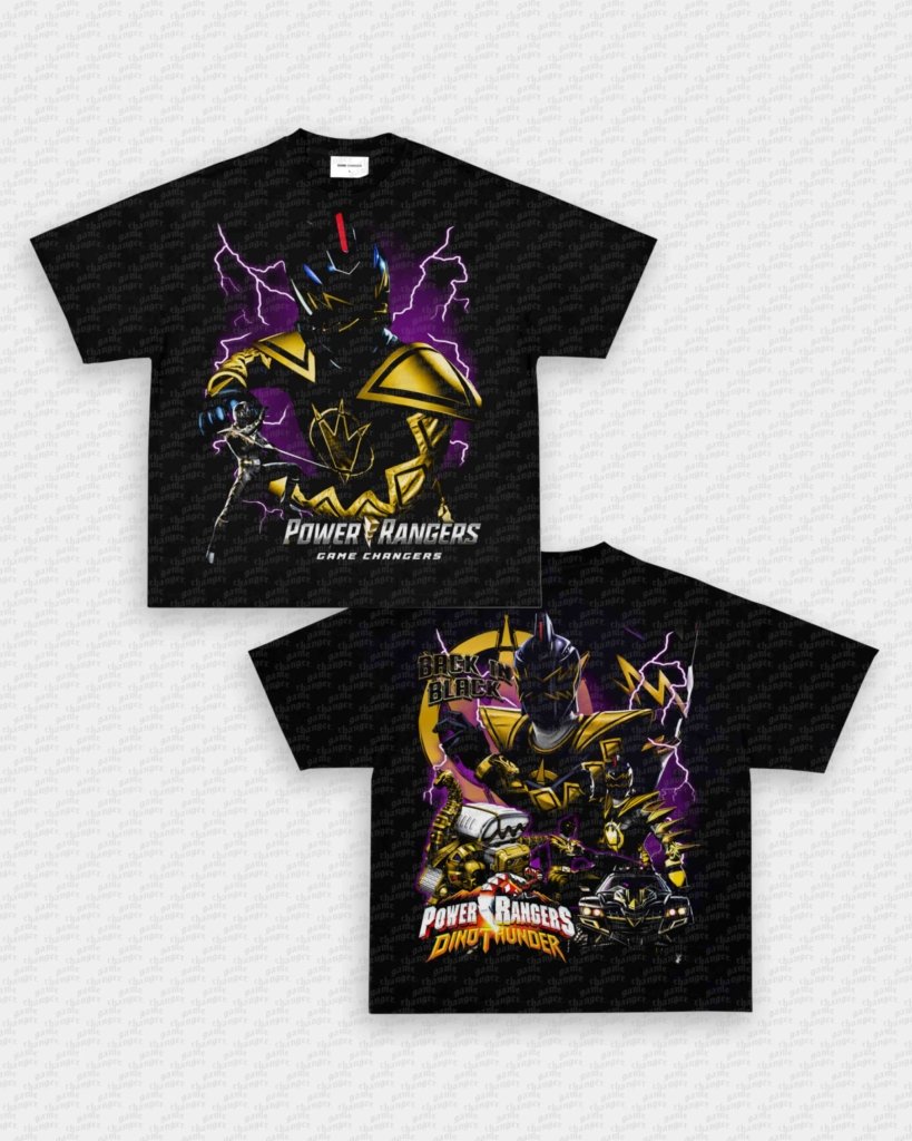 BLACK DINO RANGER V2 TEE - [DS]