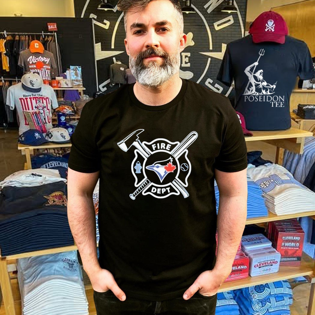 Blue Jays Fire Dept Baseball T-shirt