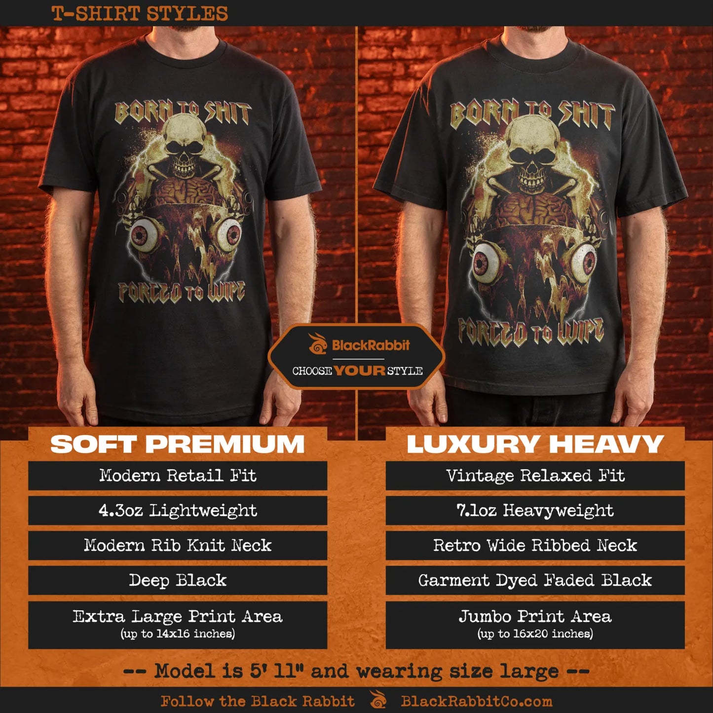 Born To Shit Forced To Wipe Pack Meme Unisex Classic T-Shirt