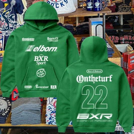 Born X Raised Billboard Hoodie Kelly T-shirt