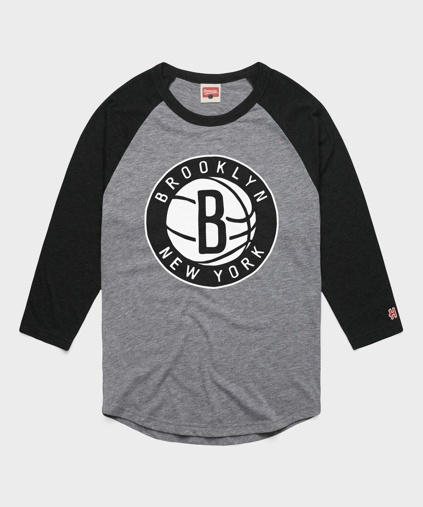 Brooklyn Nets Logo Raglan