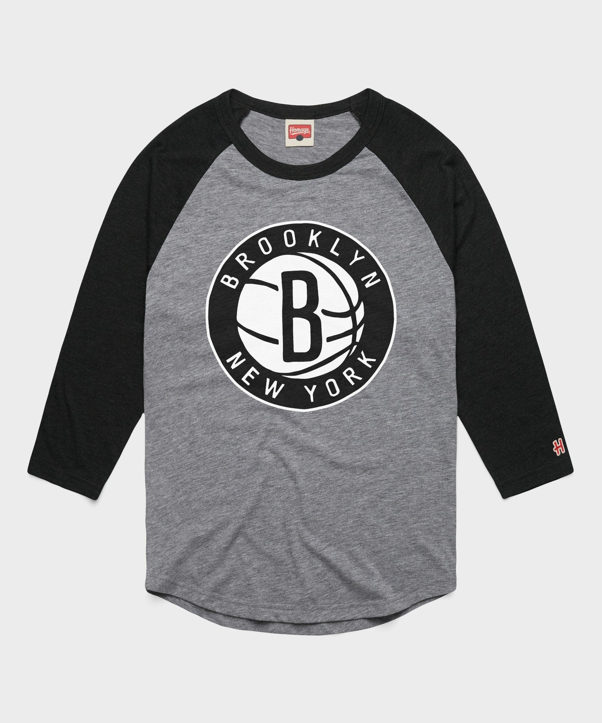 Brooklyn Nets Logo Raglan