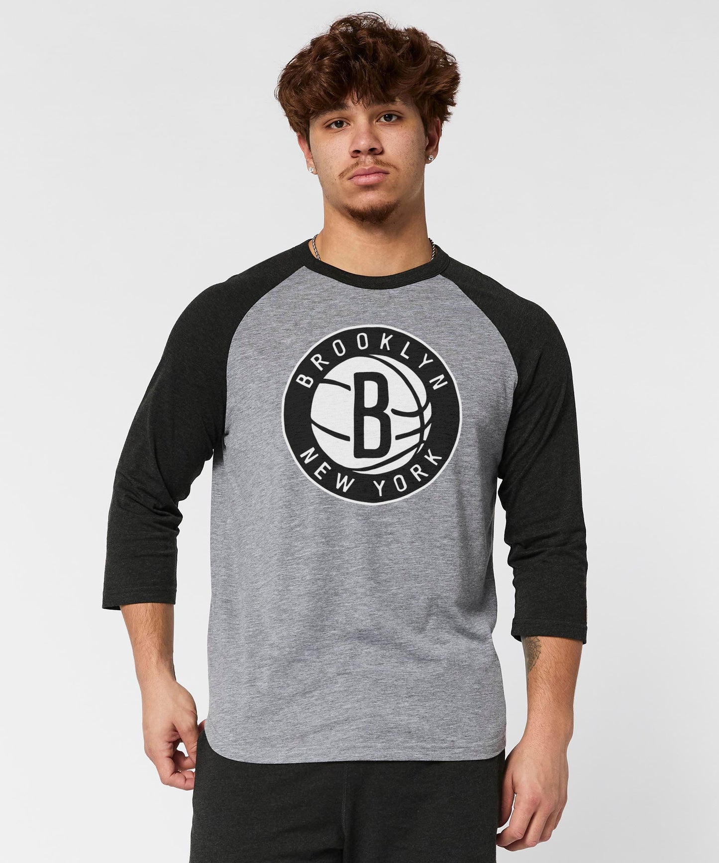Brooklyn Nets Logo Raglan