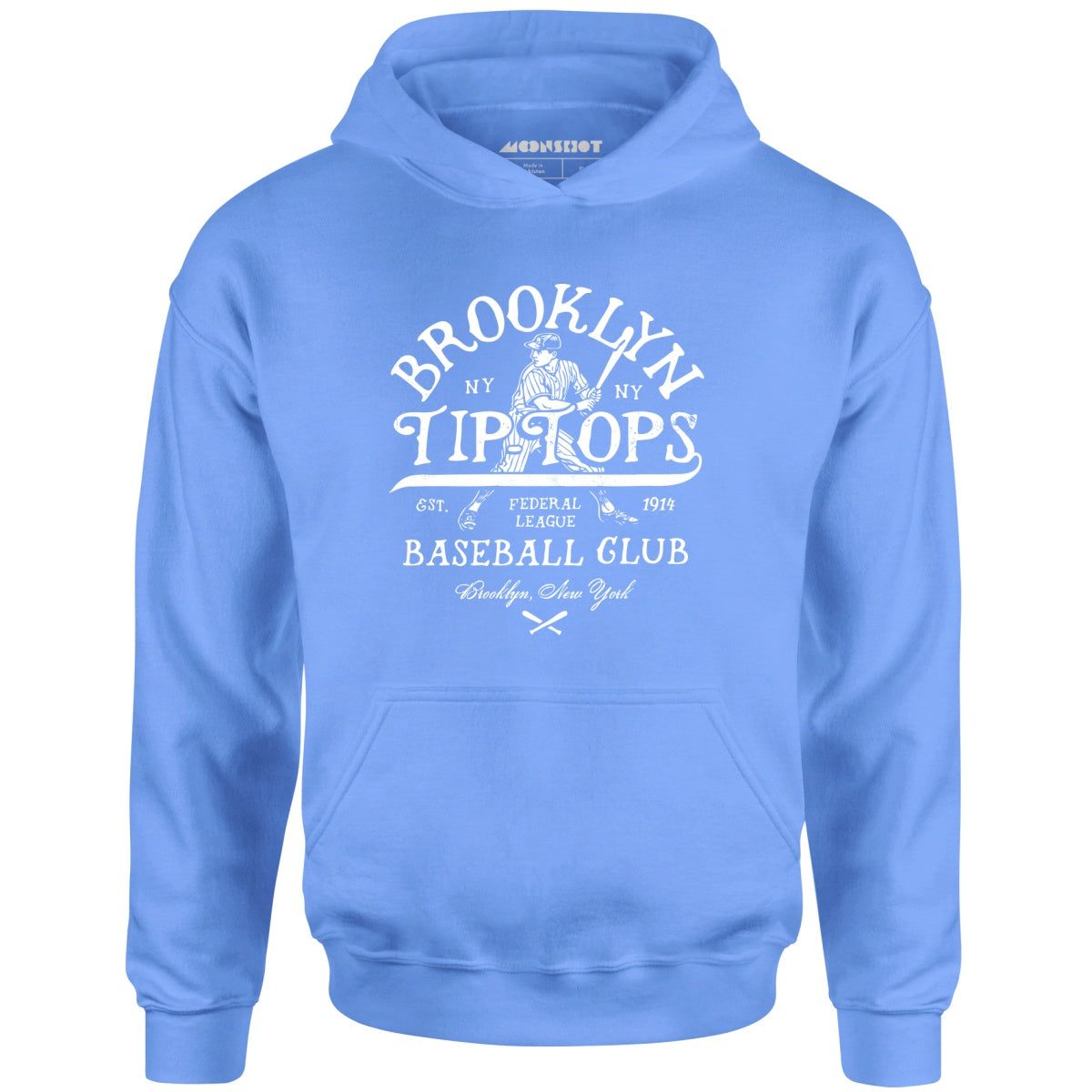 Brooklyn Tip Tops - New York - Vintage Defunct Baseball Teams - Unisex Hoodie