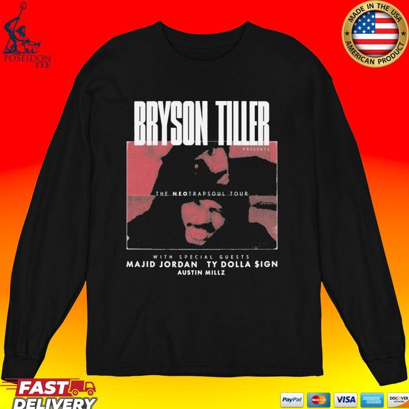 Bryson Tiller Majid Jordan Ty Dolla $ign Austin Millz The Neo Trapsoul Tour T-shirt