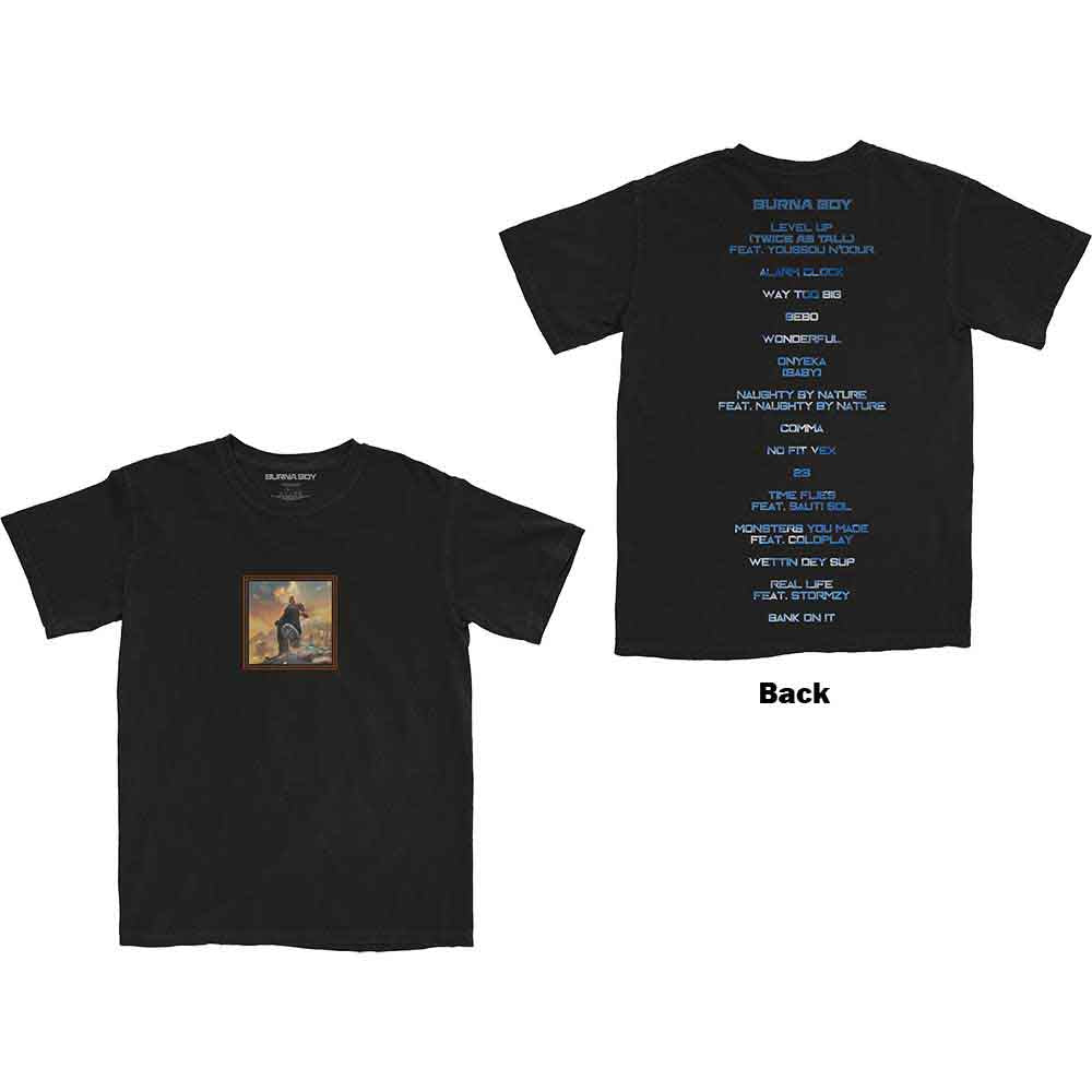 Album Tracks T Shirt Black