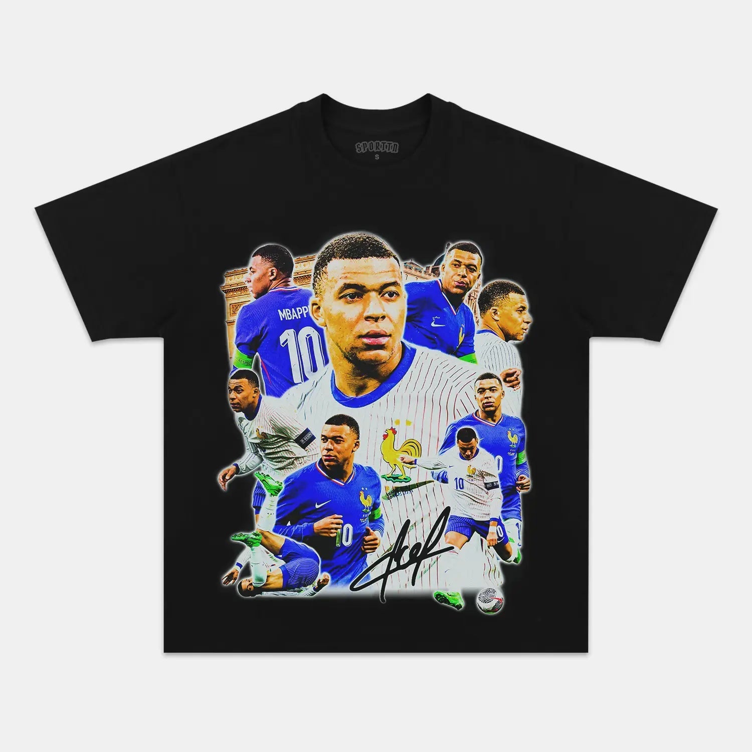MBAPPE FRANCE TEE Style002 - clothing by TeeHivey.com (Image 1)